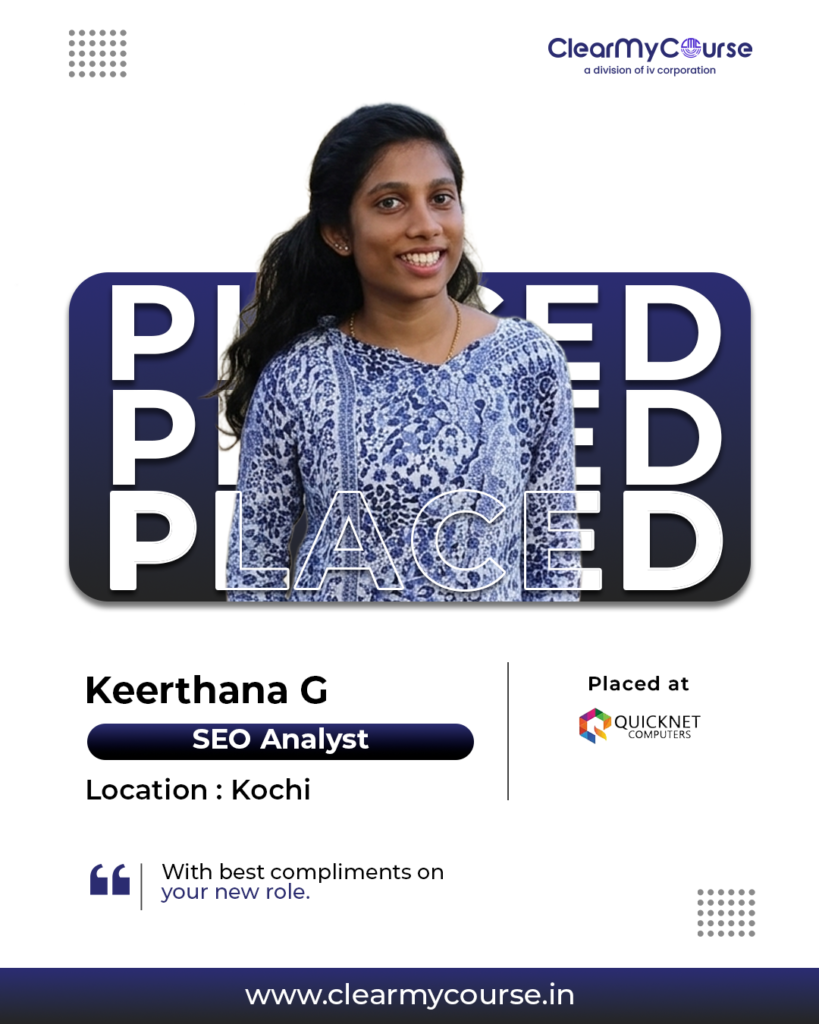 KEERTHANA Clear My Course