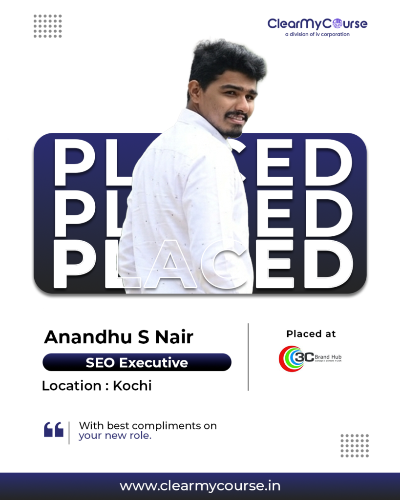 anandhu Clear My Course