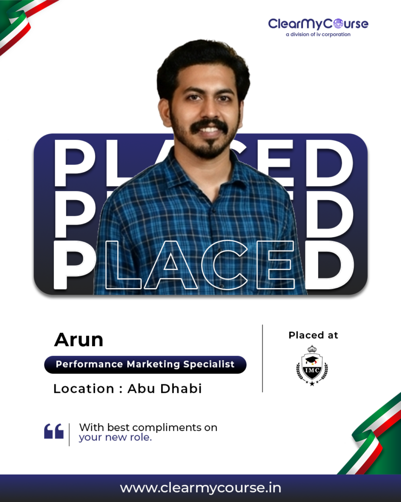 arun 1 Clear My Course