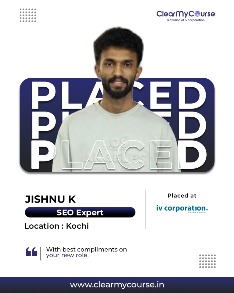 jishnu Clear My Course
