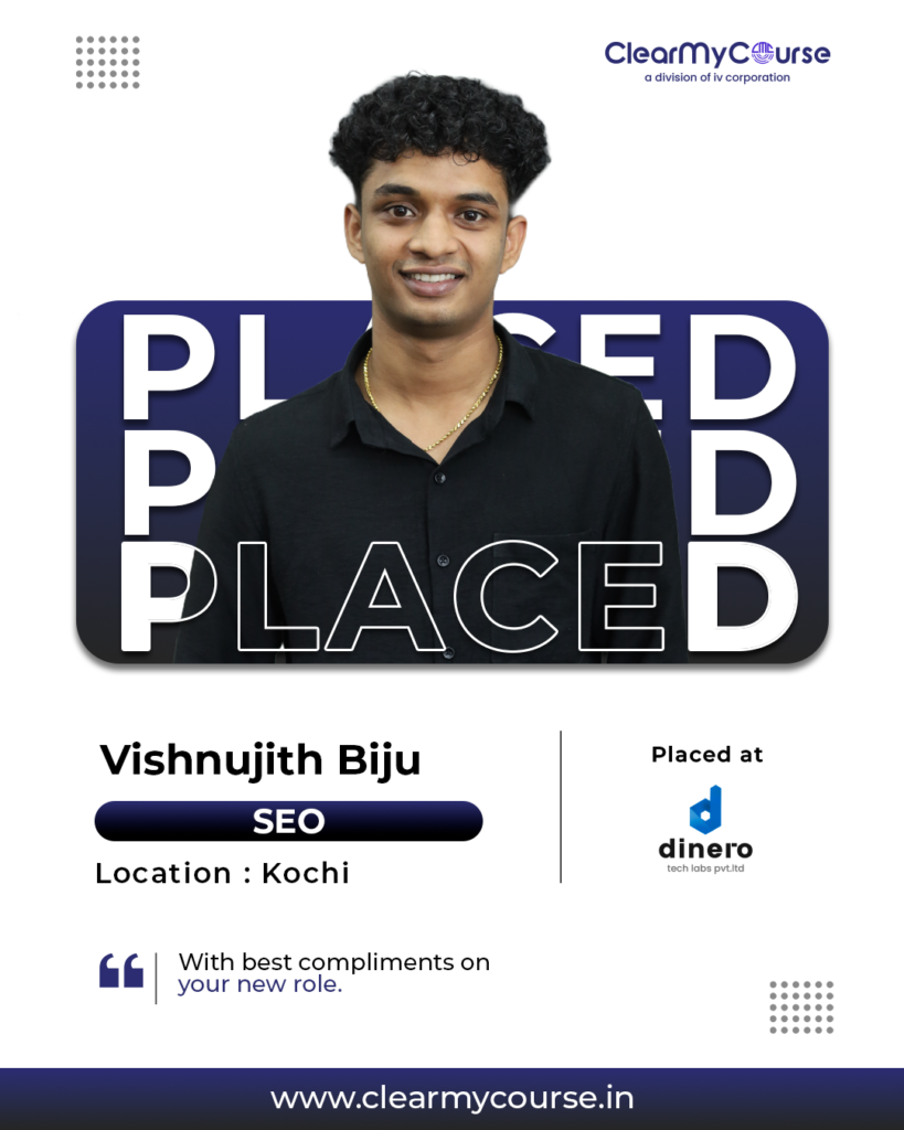 vishnujith 1 Clear My Course