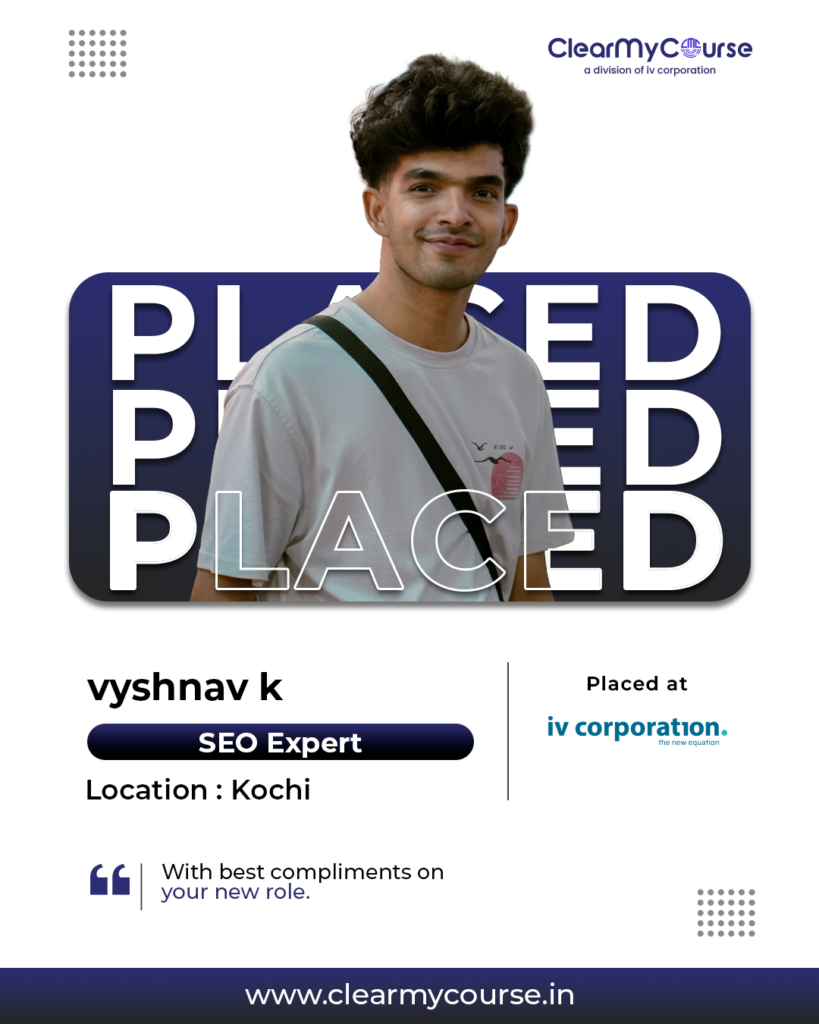 vyshnav Clear My Course